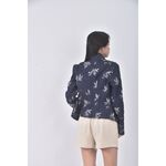 (S) pkgirl com丹寧牛仔質感棉質藍色外套二手衣, , large