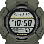 CASIO 卡西歐 G-SHOCK 軍綠色10年電力 大螢幕電子錶 學生錶 GD-010-3, , large