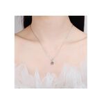 【A&R】莫桑鑽奢華鎖骨項鍊款1克拉附精美禮盒, , large