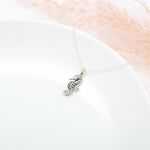 【Angel & Me】Lucky Baby Seahorse s925 sterling silver necklace Valentine Day gift, , large