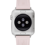 COACH Apple Watch 錶帶 38/40/41mm適用- 粉色珠光矽膠錶帶(不含手錶), , large
