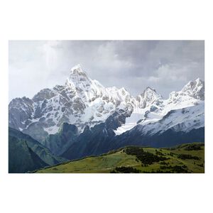 【御畫房】聖母峰 國家一級畫師手繪油畫60&times;90cm(VF-88)