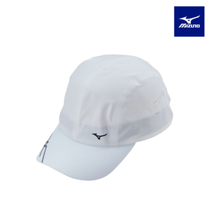 [秉辰] MIZUNO 運動路跑帽 白 J2TWC10101