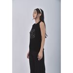 (S) jessica亮片黑色上衣二手衣, , large