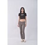 (L) zadig voltaire棉質緊身棕色長褲二手衣, , large