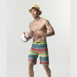 MONINA  MIT  Big men beach swim trunks -2L, , large