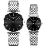 LONGINES 浪琴 La Grande 嘉嵐系列石英對錶-36+29mm L47664516+L45124516, , large