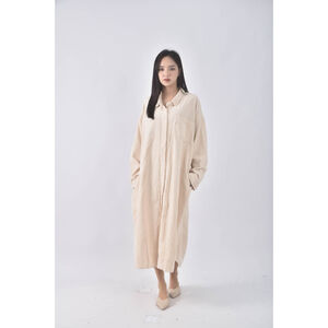 (2XL) boundary燈芯絨杏色洋裝二手衣,  (2XL) boundary燈芯絨杏色洋裝二手衣