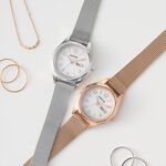 CITIZEN 星辰 Wicca 太陽能日曆米蘭帶女錶-26.5mm KH3-568-15, , large