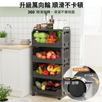 【APEX】廚房折疊多層收納置物架 三層, , large