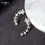 【Gulicc】古莉可 耳環 韓版鋯石星星耳環, , large