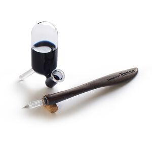 GeckoDesign 羽翼蘸水筆 x 默契墨水瓶(長) 手工製文具