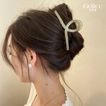 【Gulicc】古莉可 髮夾 雙排珍珠髮夾 大鯊魚夾, , large