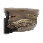 TORY BURCH Kira 縫線設計小款肩背/斜背二用包/灰色, , large