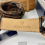 [星晴錶業]MASERATI手錶,42mm,R8851125005白色錶面玫瑰金錶殼深黑色真皮皮革錶帶款, , large