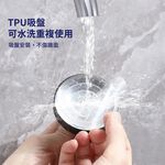 【APEX】不鏽鋼真空免打孔衣帽吸盤掛勾 黑色 2入組, , large