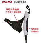 【ISUN】北歐健走杖(一組2支) 2色任選｜專業健走用具 MIT高強度鋁杖身 附腳墊及擋泥板, , large