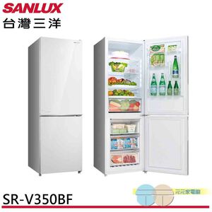 SANLUX Taiwan SANYO 325L Urban Small Home Grade 1 Energy Saving Refrigerator SR-V350BF