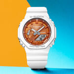 CASIO 卡西歐 G-SHOCK ITZY Lia 配戴款 八角 閃耀冬季手錶 GMA-S2100WS-7A, , large