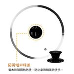 PERFECT 理想牌 晶鑽寬邊玻璃蓋鍋蓋 28cm-Leidea樂德兒, , large