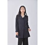 (S) motivi質感棉質風衣藍色外套二手衣, , large