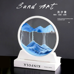 【上手家居】流沙畫-星空藍(沙漏/流動畫/沙漏畫/流沙擺飾/流砂畫/生日禮物), , large