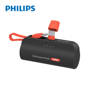 【Philips】DLP2550C 4900mAh Pocket Power Bank (17.88Wh) - Type-C / Black
