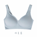 【A&R】歐式無痕美胸顯瘦大尺碼內衣 - 唯美藍,XL(80ED/85BCD), , large