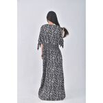 (L) shein碎花質感黑色洋裝二手衣, , large
