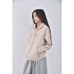 (S) kangol棉質連帽杏色長袖上衣二手衣, , large