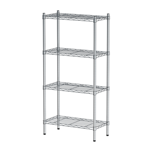【Y HOUSE】60x30x120cm Lightweight Four-layer Iron Rack Iron Rack Shelf-Electroplating