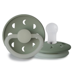 FRIGG Moon Phase - Round Silicone Pacifier - Sage Night - Size 1, , large