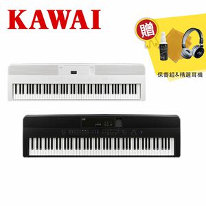 KAWAI ES520 88鍵 便攜式 進階數位電鋼琴 單主機款 黑色/白色【敦煌樂器】
