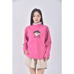 (M) 女孩粉色長袖上衣二手衣, , large