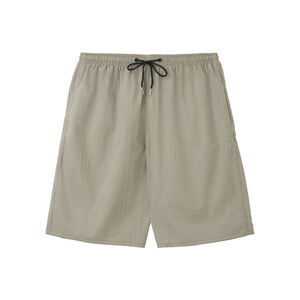 COAST AIR立體織紋素色款短褲-卡其M~3L