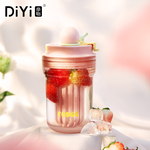 Blue 450ml Tritan Tea Separation Travel Bottle, 藍色, large