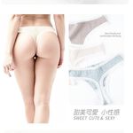 【K's凱恩絲】性感蕾絲棉柔蠶絲丁字褲, , large