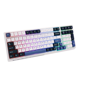[樂維科技]RKG98機械鍵盤 藍牙三模PBT鍵帽 100鍵K黃軸 RGB 藍色潮汐｜注音