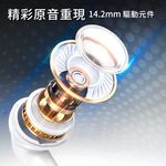GliTTER GT-5081半入耳式耳機麥克風 高音質輸出 清晰通話支援3.5mm設備, , large