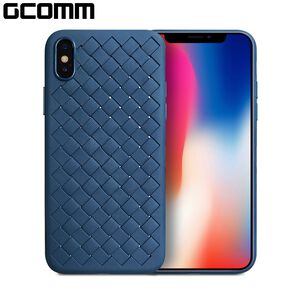 GCOMM iPhoneXs Max 經典編織紋保護套 Classic Weave 典雅藍