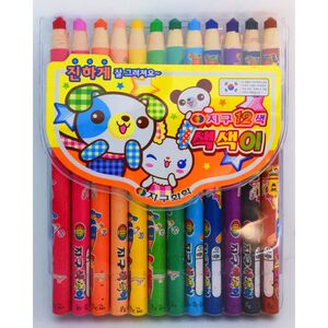 德德小品 12色紙捲蠟筆,  德德小品 12色紙捲蠟筆