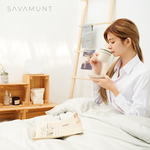 【Savamunt】Ionic+ ™ Antimicrobial Technology &  Austrian Lenzing Tencel™ Modal Four-pieces Quilt Bedding Set Pre-order Limited Sale -KING pinkdot, , large