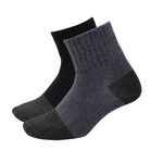 【D&G】乾爽1/2男學生襪<灰>D407 男襪 短襪 除臭襪, , large