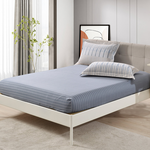【Betrise】Time is long | Environmentally friendly printing and dyeing anti-mite antibacterial 100% combed cotton dual-purpose quilt bed sheet set - double, , large