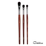 【Galatea葛拉蒂】 紅木系列 大中小圓眼影刷 / 遮瑕刷3支組, , large