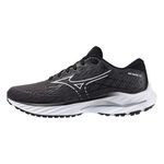 Mizuno Wave Inspire 20 SW 女 慢跑鞋 運動 路跑 超寬楦 支撐 黑白 [J1GD244622], , large