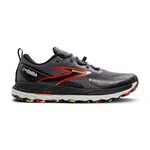 Brooks Cascadia 18 GTX 男 慢跑鞋 運動 越野 避震緩衝象限 黑紅 [1104271D016], , large