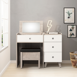 【唯熙傢俱】溫妮淺灰雙色3.3尺化妝台, , large