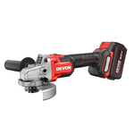 WIN五金 大有DEVON 4英吋 <2908-Li-20-100Q+5.0電池套組> 砂輪機 TS認證 細柄砂輪機 研磨機 切斷機 切割機, , large