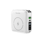 【Timo】Safe 安全防爆電芯多功能磁吸固態行動電源 12000mAh - 典雅白, , large